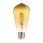 LAMPARA FILAMENTO ST64 GOLDEN 6W E27 690LM 2200K