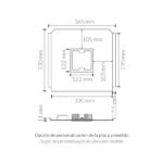 MÓDULO LUXOR PARA FAROLA VILLA | 50W | 5750LM | 70ºx140º | PC ÁMBAR - Imagen 5