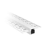 PERFIL ALUMINIO DE EMPOTRAR EN ESCAYOLA/ PLADUR PARA TIRA LED CON DIFUSOR 2M