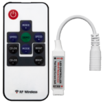 CONTROLADOR MINI PARA TIRA DE LED RGB 24VDC C/ MANDO