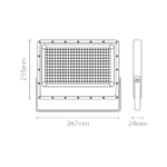 PROYECTOR KADO | 200W | 4000K | 180-265 VAC | IP65 | GRIS - Imagen 3