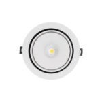 EMPOTRABLE LED ROTABLE 355º 9w 810lm 4000k 40º BLANCO