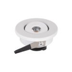 EMPOTRABLE OSCILANTE LED REDONDO MINISPOT 3w 3000k - Imagen 4