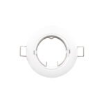 EMPOTRABLE ALUMINIO OSCILANTE REDONDO 50mm BLANCO