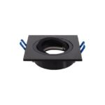 EMPOTRABLE ALUMINIO RAYADO OSCILANTE CUADRADO 50mm NEGRO - Imagen 4