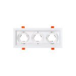 EMPOTRABLE CARDAN 3XGU10 BLANCO