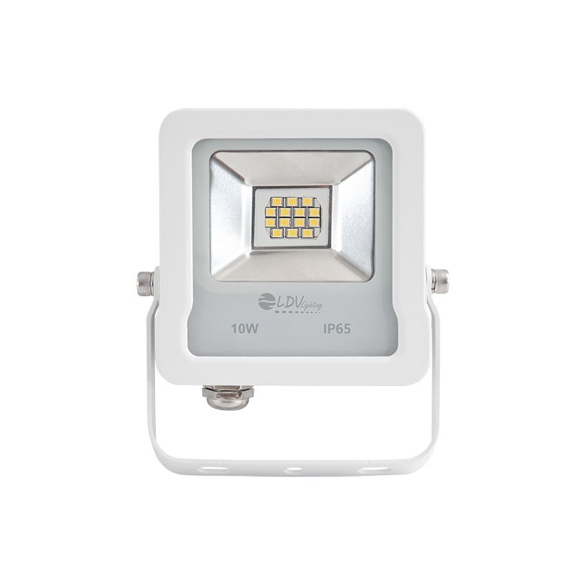 LDV561000CW-30X30.jpg PROYECTOR LED GADES 10w 880lm 120º 4000K IP65 BLANCO - Imagen 1