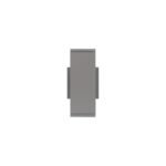 APLIQUE EXTERIOR CASABLANCA 2x35w GU10 IP54 GRIS