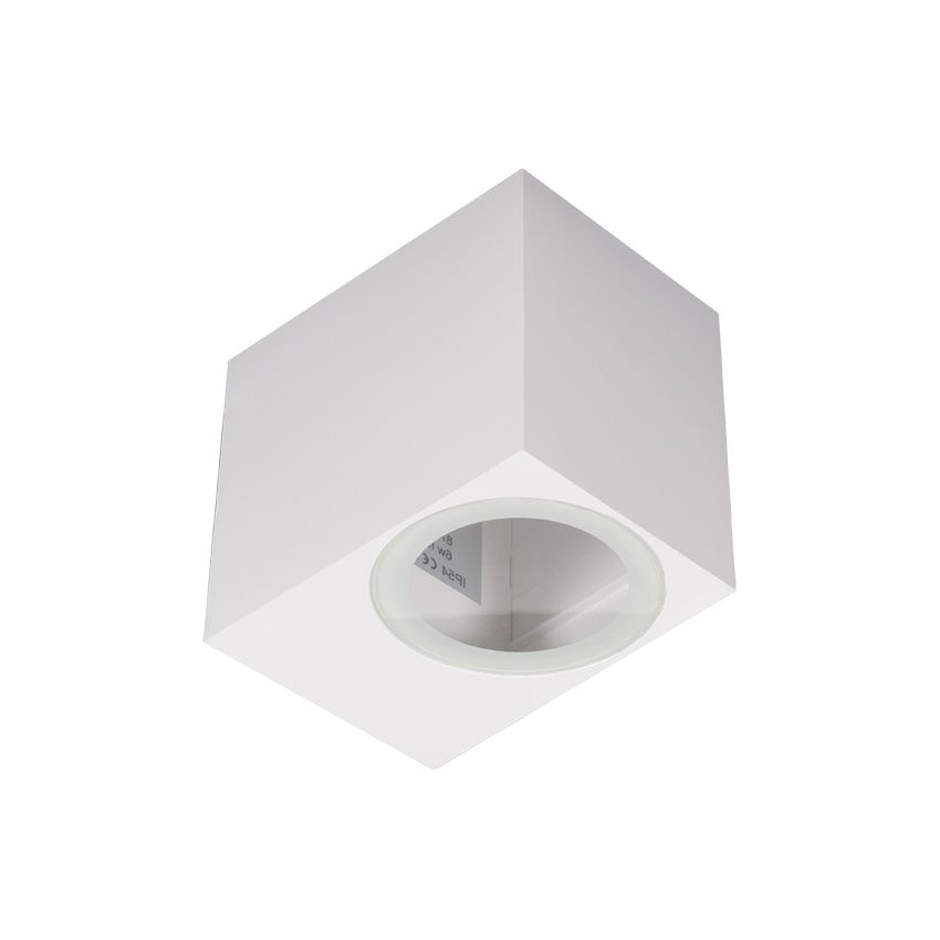 LDV871200_perspectiva_inferior-30x30-1.jpg APLIQUE EXTERIOR LED HEROS MÁX.6w 1xGU10 IP54 BLANCO - Imagen 1