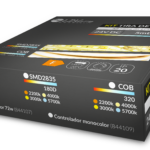 KIT-2 TIRA DE LED 2835 120D 15.5w DC24V IP20 5mts 4000k + TRANSFORMADOR 72W C/ENCHUFE + CONTROLADOR
