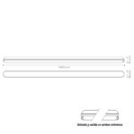 PANTALLA ESTANCA LED ENLAZABLE | 150CM | 50W | 7500LM | 120º | 6000K - Imagen 4